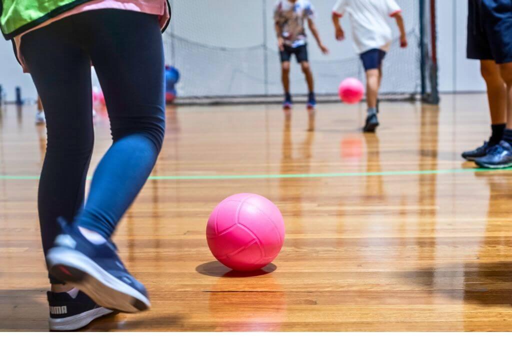 Image of kids playing soccer at the quaycentre