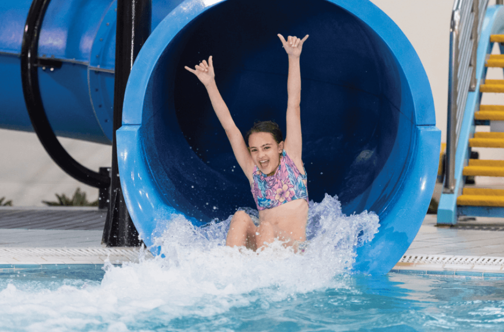 Waterslide at the Aquatic Centre